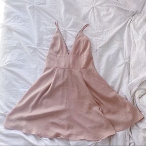 Blush Pink Mini Dress